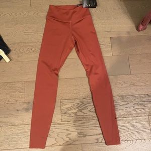Nike burgundy workout leggings